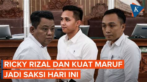 Berita Harian Ricky Rizal Dan Kuat Maruf Jadi Saksi Sidang Bharada E