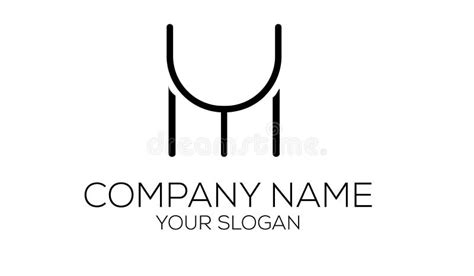 ymh logo ym logo stock vector illustration  background