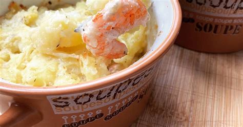 Hachis Parmentier Au Saumon Et Crevettes De Jessica Carretero Cookpad