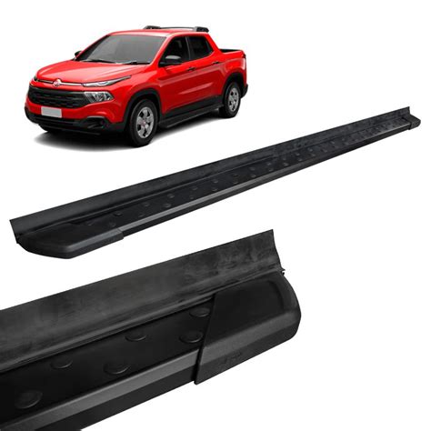 Estribo Fiat Toro 2016 A 2018 Aluminio Preto Bepo General Car