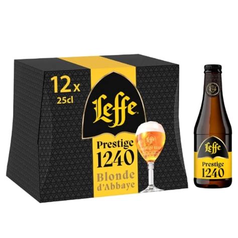 Bi Re Blonde D Abbaye Prestige Leffe Le Pack De Bouteilles De Cl