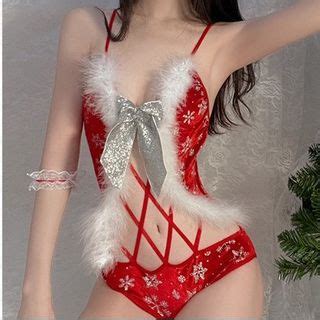 Brigid Christmas Lingerie Costume Set YesStyle