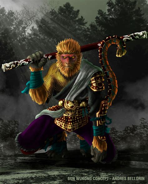 Sun Wukong by AndresBellorin-ART on DeviantArt