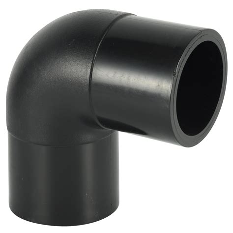 90 Degree Elbow Hope Hot Melt Pipe Fittings DN400 Effective Length