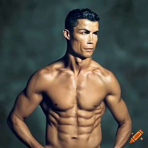 Athletic Cristiano Ronaldo With Defined Abs On Craiyon