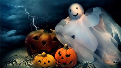 Happy Halloween Ghost wallpaper | cute | Wallpaper Better