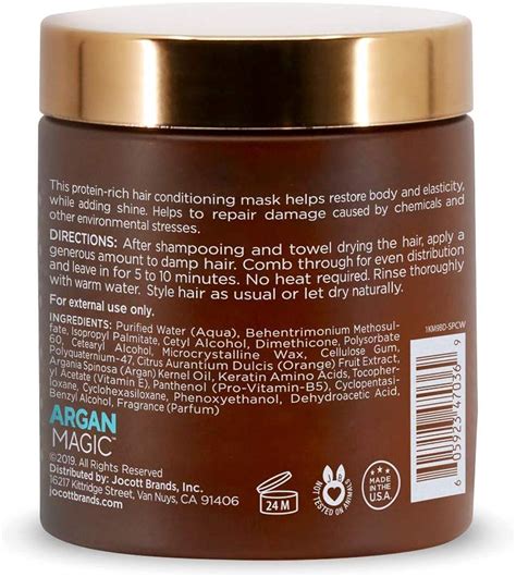 Argan Magic Hair Mask Deep Conditioning Treatment For Nourished Hair