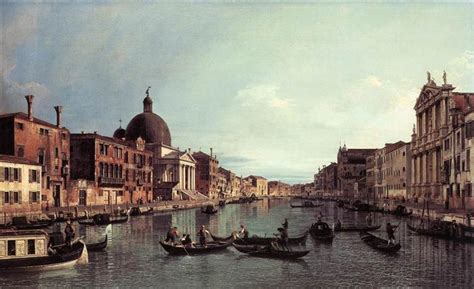 Grand Canal: Looking South West, c.1738 - Canaletto - WikiArt.org