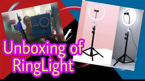 Unboxing Ring Light With Stand And Tripod Youtube