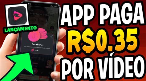 APP Para GANHAR DINHEIRO ASSISTINDO VIDEOS R 0 35 Por Cada Video App