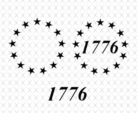 13 Stars Svg 13 Stars In Circle Svg Betsy Ross Svg 13 Stars Etsy