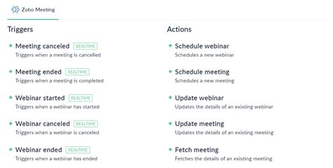 Automate Your Meeting Workflows Using Zoho Meeting And Zoho Flow