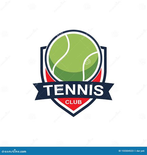 Tennis Sport Logo Icon Design Badge Template Stock Vector