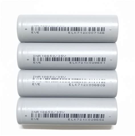 EVE 35V 18650 Cylindrical Battery Cell 3 7 3500mah Li Ion Battery Cell