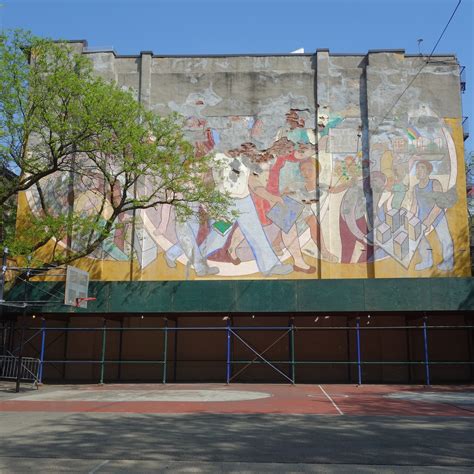 Mathews-Palmer Playground Mural The Mural History is rich NYC lore