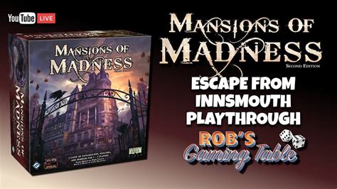 Mansions Of Madness 2nd Ed Playthrough Escape From Innsmouth Youtube