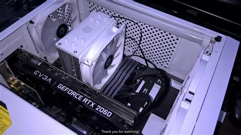 Installing The Id Cooling Se Xt White Cpu Cooler Youtube