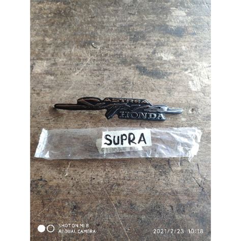 Jual Simbol Emblem Panel Honda Supra X Old High Quality Shopee Indonesia