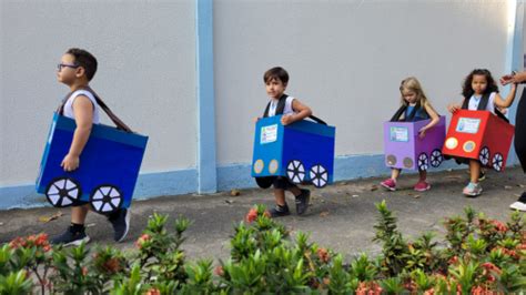 Alunos do Infantil IV aprendem sobre trânsito seguro Centro de Ensino