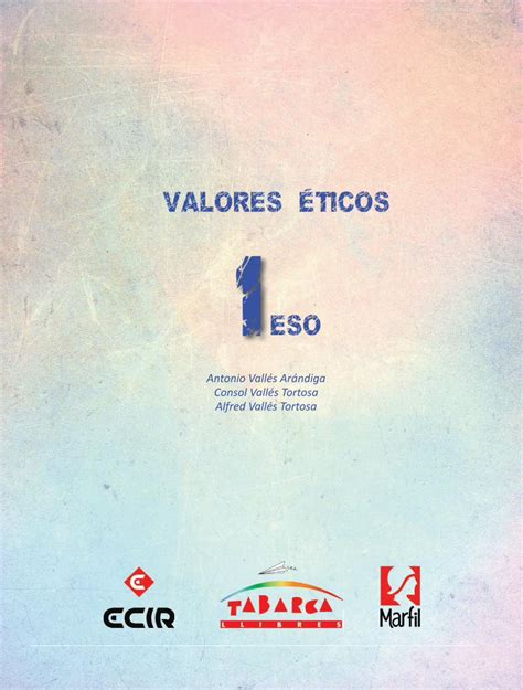 PDF VALORES ÉTICOS 1 tabarcallibres TECNOLOGÍA Y CIENCIA