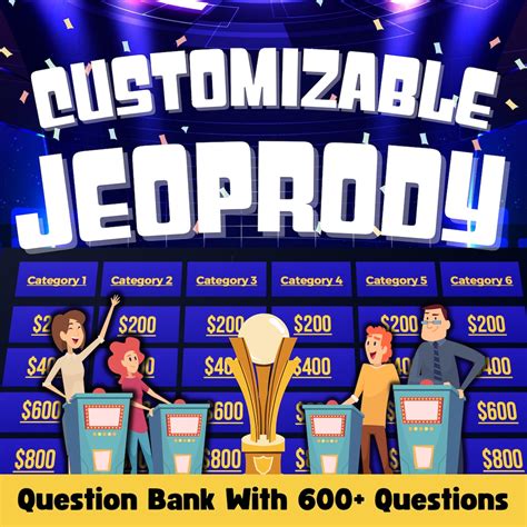 Customizable Jeopardy Powerpoint Template Host Your Own Game Show