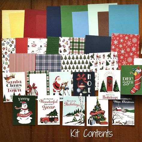 DIY Christmas Card Kit for Adults & Kids 11 Holiday Greeting - Etsy