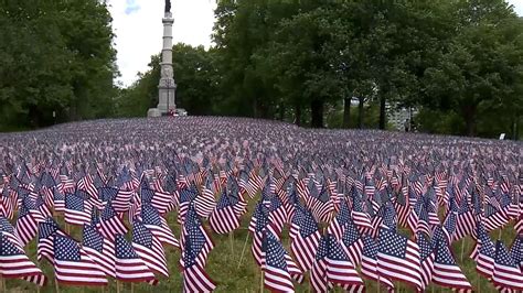 Memorial Day Flags Randolph County Ar Tribute Display