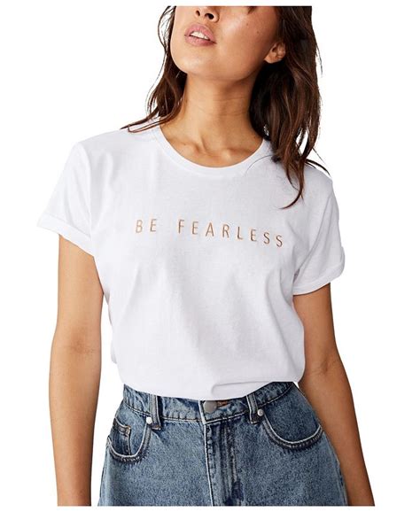 Cotton On Classic Slogan T Shirt Macys