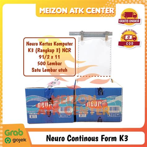 Jual Neuro Continous Form X Ply K Neuro Ncr Kertas