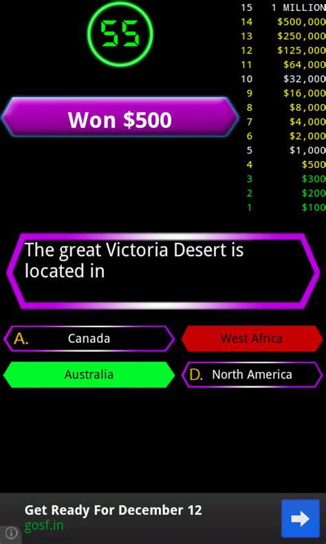 Millionaire Quiz Game:Amazon.ca:Appstore for Android