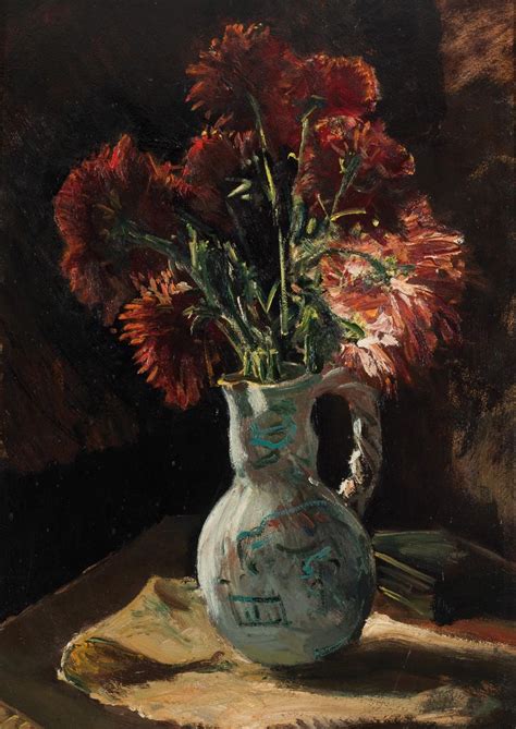 Eugenio Viti 18811952 Vaso Con Fiori Su Un Tavolo