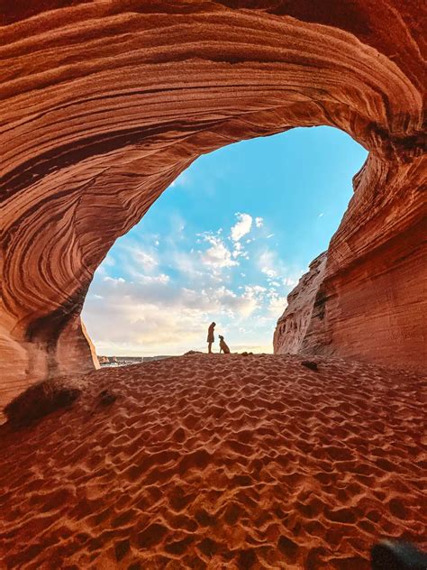 Page Arizona's Secret Sand Cave Behind the Shell Station - Her Jolie ...