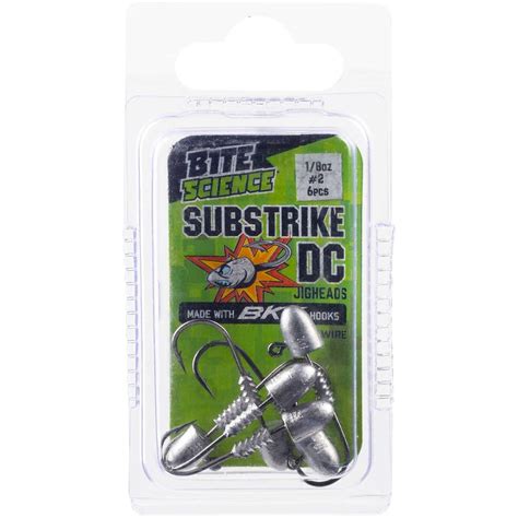 All New Premium Bite Science Substrike Dc Jigheads Featuring An