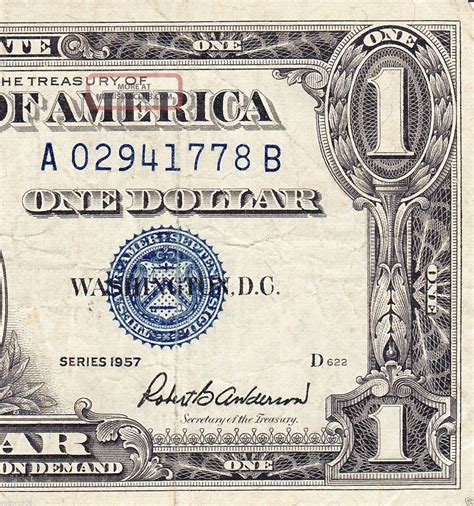 Silver Certificate Blue Seal Serial Numbers Serial A B