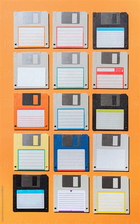 "Various Floppy Disks" by Stocksy Contributor "AUDSHULE" - Stocksy