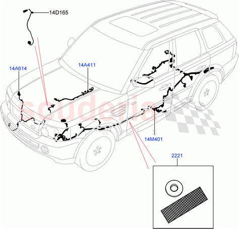 Electrical Wiring Chassis V FROMAA000001 Parts For Land Rover