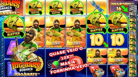 Tentei A Sorte No Big Bass Bonanza Megaways E A Forra Veio Deu Muito