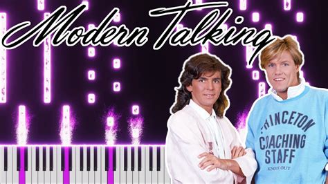 Modern Talking Cheri Cheri Lady Piano Youtube Music