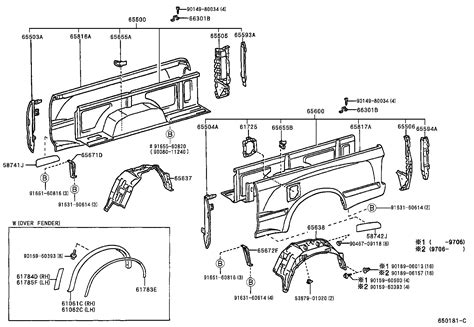 Toyota Tacomavzn L Crpdkab Body Rear Body Side Panel Japan Parts Eu