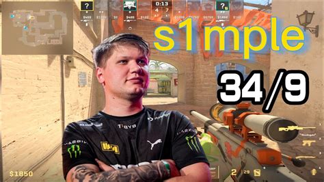 S1mple MIRAGE POV34 9 Premier 5 Triple Kills CS2 MIRAGE POV Dec