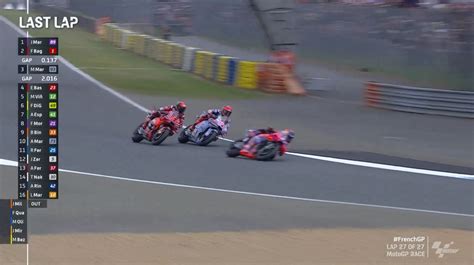 Video Brillante adelantamiento de Marc Márquez a Francesco Bagnaia en