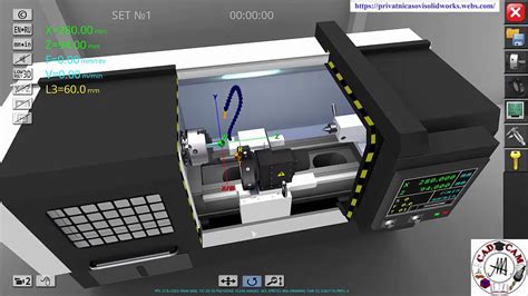 Cnc Operater Simulator Lathe Machine Youtube