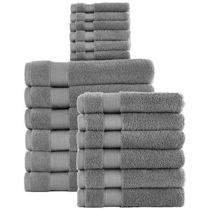 StyleWell 6 Piece HygroCotton Bath Towel Set In Washed Denim 6pcSet W