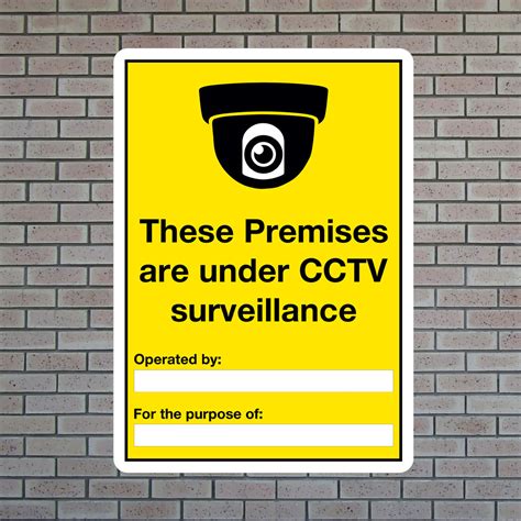 These Premises Are Under Cctv Surveillance Sign Signs2schools