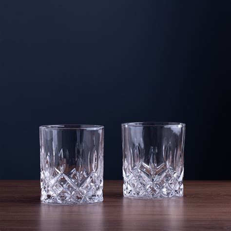 Crystal Whiskey Glasses Gift Set, Set of 2