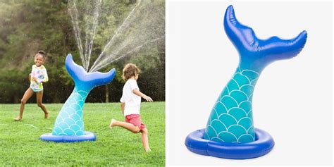 This Inflatable Mermaid-Tail Sprinkler Will Be the Reason Your Kid Stays Outside All Summer