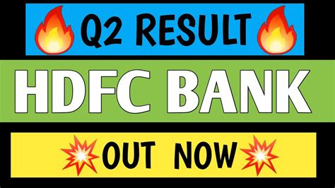 Hdfc Bank Q Results Hdfc Bank Q Result Hdfc Bank Share Latest