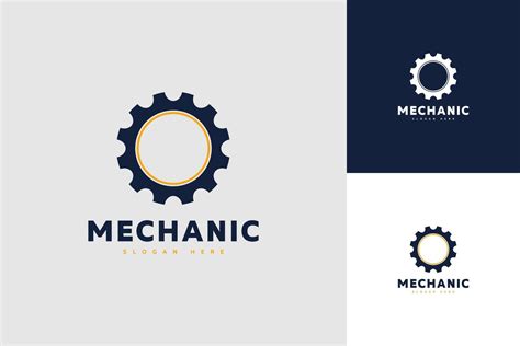 mechanic logo simple design 44860140 Vector Art at Vecteezy