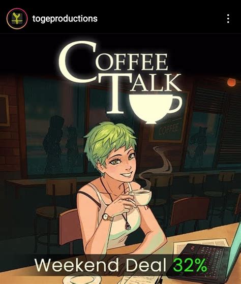 chompers :O on Twitter: "if you've heard of the game Coffee Talk, sadly ...