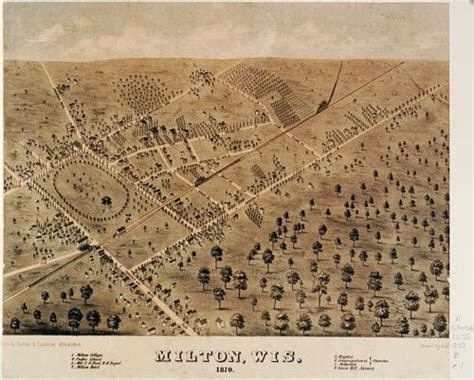 Milton, Wisconsin, 1870 | Historical images, Wisconsin, Menomonie wisconsin